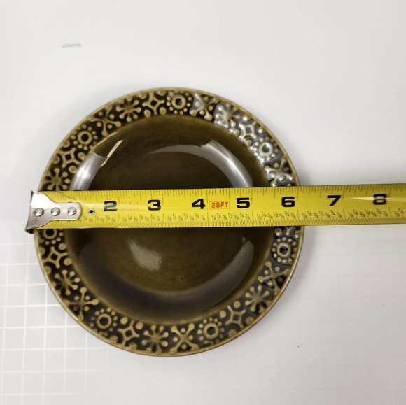 Vintage MCM Irish Celtic Connemara Earthenware Green 6 Inch Side Salad Plate - Picture 4 of 4